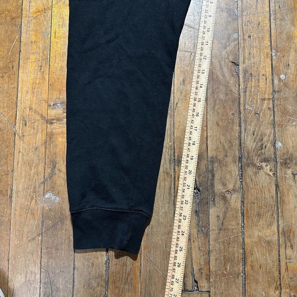 Gap Sweatpants Men's Small Black Cotton Drawstring Waist Tapered leg‎ Athletic